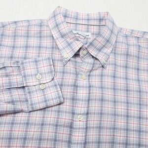 Peter Millar Crown Shirt Mens XL Multicolor Plaid Button Down Chandler Sport